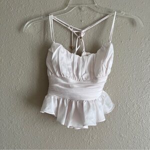 One and Only collective peplum camisole top